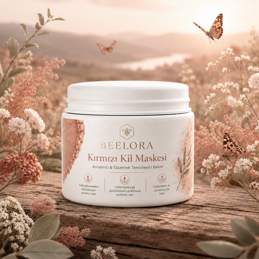 BeeLora Kırmızı Kil Maskesi