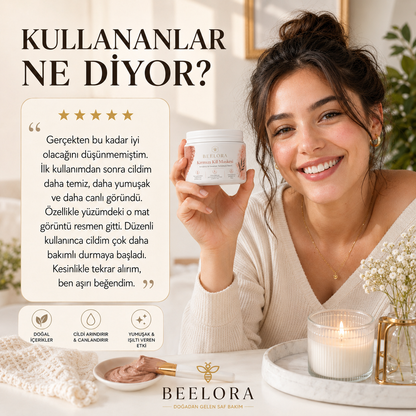 BeeLora Kırmızı Kil Maskesi